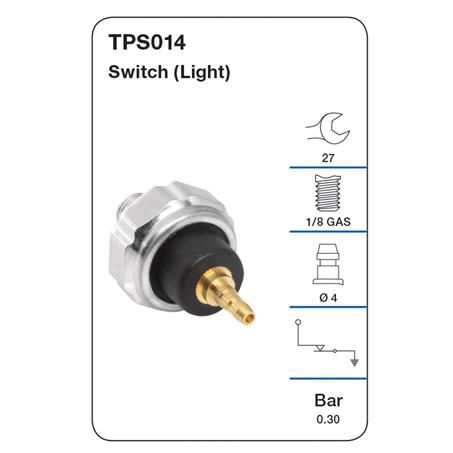 TRIDON OIL PRESSURE SWITCH (LIGHT)