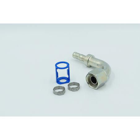 Burgaflex Steel Fitting # 12 FOR - Reduced Burgaclip Step Down #10 90° SCX1330