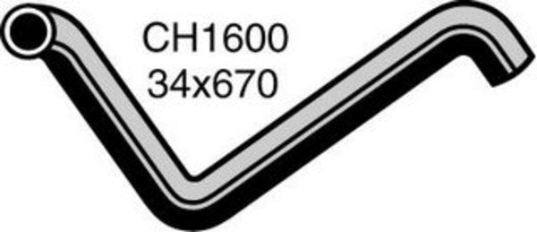 MACKAY Radiator Lower Hose  - NISSAN 720 720 - 2.2L I4  PETROL - Manual & Aut