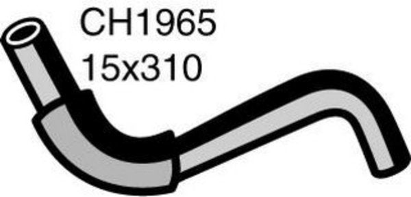 MACKAY Heater Hose FORD LASER KH 1.8L I4 MAZDA Manual & Auto CH1965