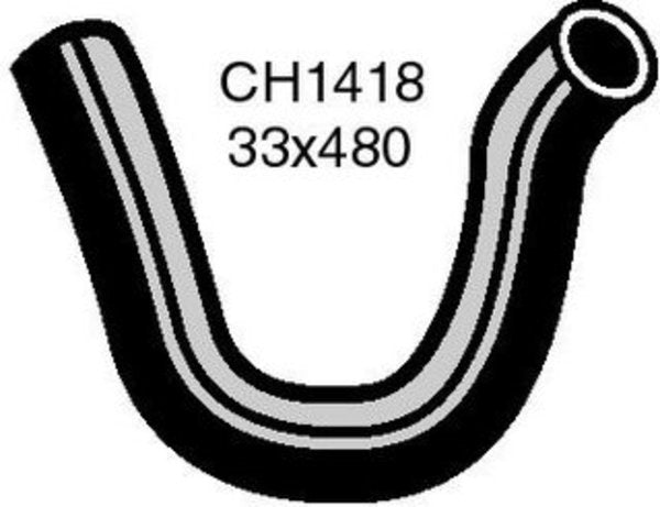 MACKAY Radiator Lower Hose TOYOTA CORONA RT100R 1.6L I4 PETROL CH1418