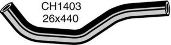 MACKAY Radiator Lower Hose SUZUKI SIERRA MG410 1.0L I4 PETROL CH1403