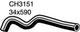MACKAY NISSAN RADIATOR HOSE LOWER CH3151