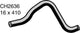 MACKAY NISSAN HEATER HOSE CH2636