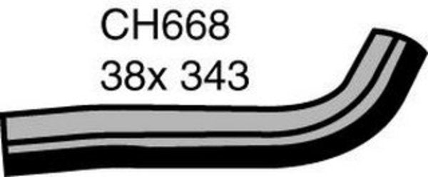 MACKAY TOP HOSE CHRYSLER VALIANT AP6-VC V8 1965-1967