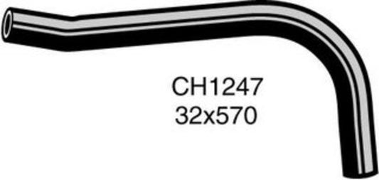 MACKAY RADIATOR HOSE UPPER HOLDEN VC 1.9 CH1247