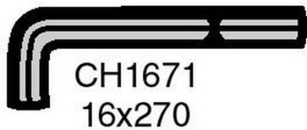 MACKAY Heater Hose FORD CH1671