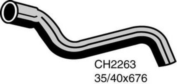 MACKAY RADIATOR HOSE LOWER HOLDEN HSV CH2263