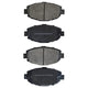 RDA BRAKES RDA GP Max General Purpose Low Metallic Brake Pad Set RDB2288