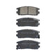 RDA GP MAX LOW METALLIC BRAKE PAD SET GREAT WALL HOLDEN RDB1280
