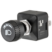 Narva Rotary Headlamp Switch Off/On/On SPDT (Contacts Rated 20A @ 12V)