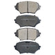 RDA BRAKES RDA GP Max General Purpose Low Metallic Brake Pad Set RDB2034