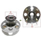 SAS AUTO PARTS SAS Wheel Hub HA5042