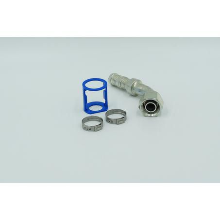 Burgaflex Steel Fitting # 10 FOR - Reduced Burgaclip Step Up #12 45° SCX1317