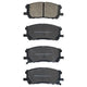 RDA GP MAX LOW METALLIC BRAKE PAD SET LEXUS TOYOTA RDB1517