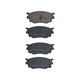 RDA BRAKES RDA GP Max General Purpose Low Metallic Brake Pad Set RDB1412