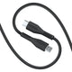 MICRODIA FruityWire Liquid Silicone PD 100W USB-C to USB-C Cable â€“ 2.6m, Charcoal