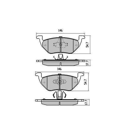 RDA PHANTOM CERAMIC BRAKE PAD SET FORD ESCAPE MAZDA TRIBUTE RDC1939