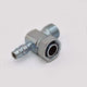 Burgaflex Comp Fitting Tube-O to #10MIO 90 deg Adaptor with Low  Side R134a Port BF-6025-3