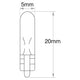 Narva W1,2W Wedge W2X4.6D Globe 12V 1.2W 472861