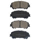 RDA BRAKES RDA GP Max General Purpose Low Metallic Brake Pad Set RDB2243