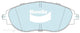 D/PAD BENDIX EURO FR AUD VW SEA 175.3*70.3*20mm CUPRA - DB2513EURO+