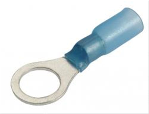 Narva CRIMP TERMINAL RING BLUE TERMINAL ENTRY 8.4MM HEAT SHRINKABLE 50 PCE
