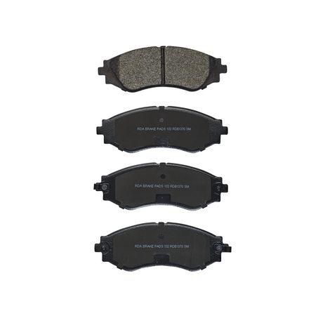 RDA GP MAX LOW METALLIC BRAKE PAD SET CHEVROLET DAEWOO HOLDEN RDB1370