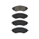 RDA GP MAX LOW METALLIC BRAKE PAD SET CHEVROLET DAEWOO HOLDEN RDB1370