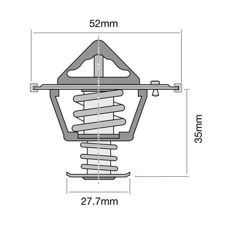 Tridon Thermostat 52mm - 85 Degrees C TT384-185