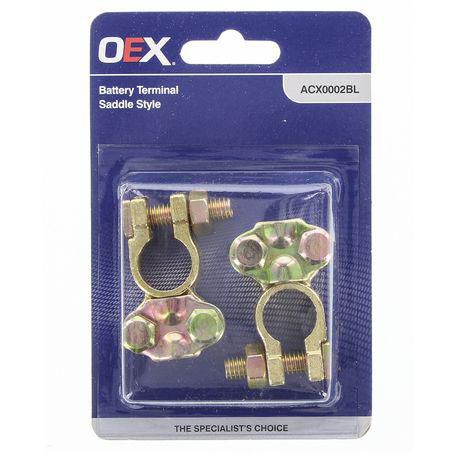 OEX Battery Terminal Saddle Pair ACX0002BL