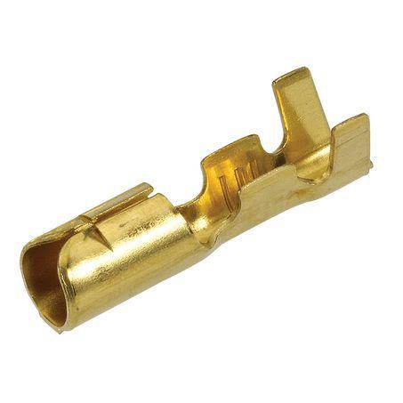 Narva Crimp Terminal Female Bullet Brass Terminal Entry 5mm 100 Pce