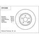 TRW Disc Brake Rotor 312mm x 26 Min