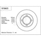 TRW Disc Brake Rotor 219mm x 11 Min