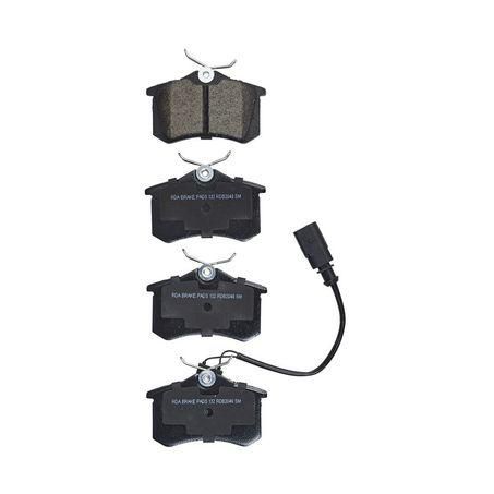 RDA BRAKES RDA GP Max General Purpose Low Metallic Brake Pad Set RDB2049
