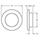 HELLA Interior Light LED 12V Flush Mount 98050001