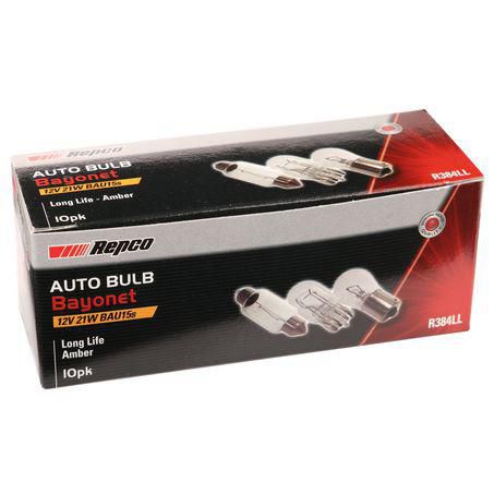 Repco PY21W Bayonet Amber Globe 12V 21W BAU15s R384LL
