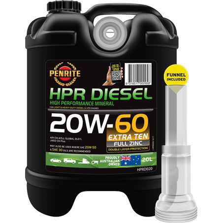 Penrite HPR Diesel 20W-60 Engine Oil 20L
