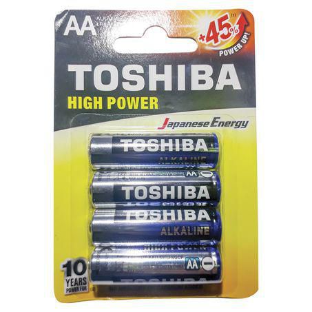 TOSHIBA AA BATTERIES - 4 PACK TSHAA4