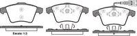 Remsa DB1947 E FRONT DISC BRAKE PADS - AUDI / VW TRANSPORTER T5 03-