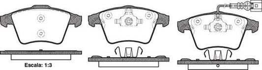 DB1947 E FRONT DISC BRAKE PADS - AUDI / VW TRANSPORTER T5 03- 104501