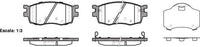 Remsa FRONT DISC BRAKE PADS - HYUNDAI ACCENT , i 20  05-