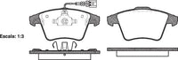 Remsa FRONT DISC BRAKE PADS - AUDI / VW TRANSPORTER T5 03-
