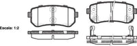 Remsa REAR DISC BRAKE PADS - HYUNDAI i20 i30  i35 10- DB1943 E