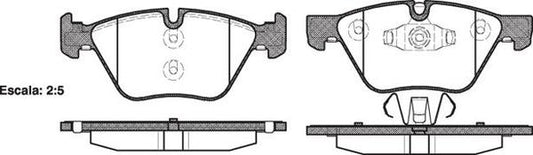 FRONT DISC BRAKE PADS - BMW SER 1 E8# SER 3 E9# 105210
