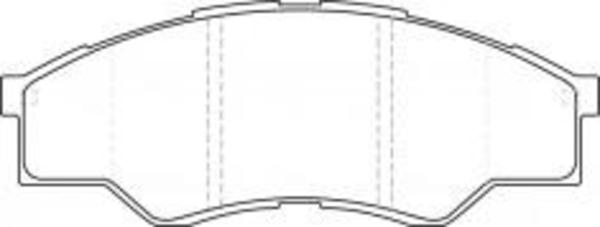 Remsa DB1741 E FRONT DISC BRAKE PADS - TOYOTA HILUX KUN1# 05-08