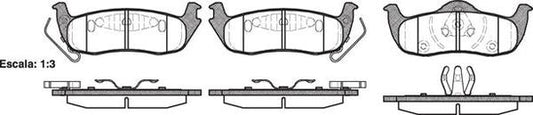 Remsa REAR DISC BRAKE PADS - JEEP COMMANDER GRAND CHEROKEE  05-