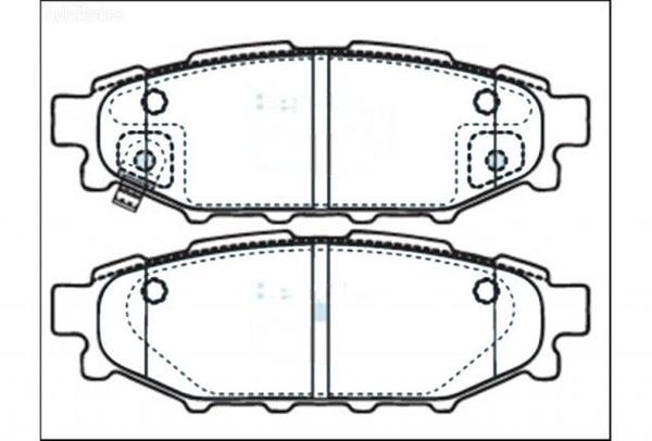 Remsa REAR DISC BRAKE PADS - SUBARU OUTBACK 03- DB1803 E