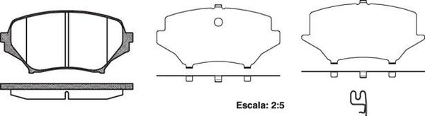 Remsa FRONT DISC BRAKE PADS - MAZDA MX5 NCEC 2005-