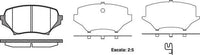 Remsa FRONT DISC BRAKE PADS - MAZDA MX5 NCEC 2005-
